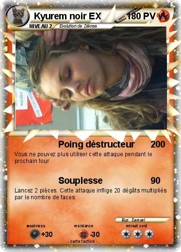 Pokemon Kyurem noir EX
