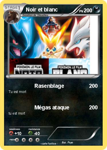 Pokemon Noir et blanc