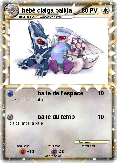Pokemon bébé dialga palkia