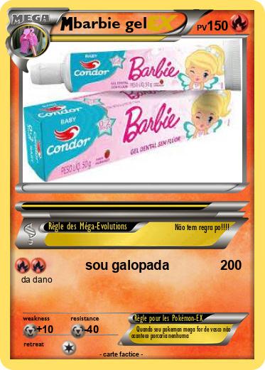 Pokemon barbie gel