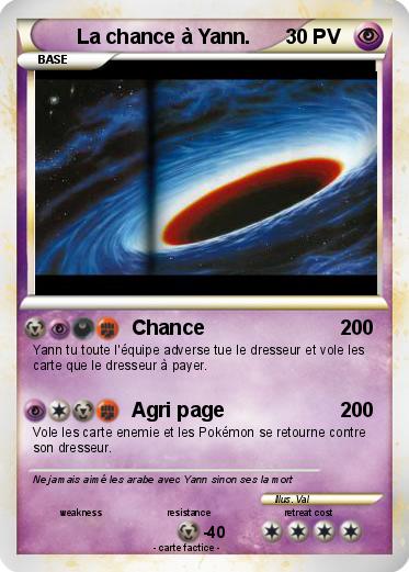 Pokemon La chance à Yann.