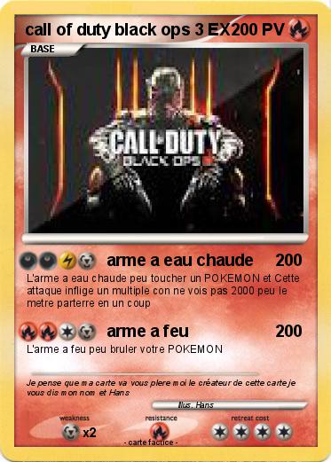 Pokemon call of duty black ops 3 EX