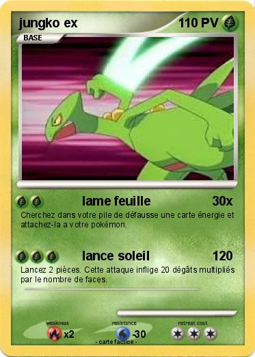 Pokemon jungko ex