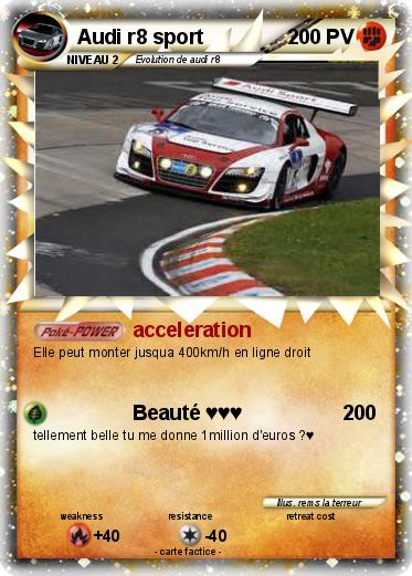Pokemon Audi r8 sport