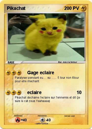 Pokemon Pikachat