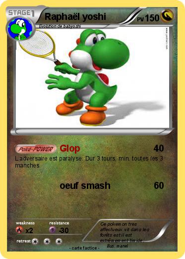 Pokemon Raphaël yoshi