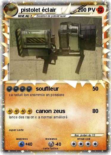 Pokemon pistolet éclair