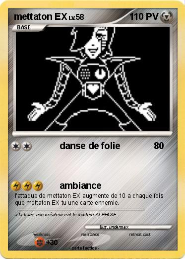 Pokemon mettaton EX