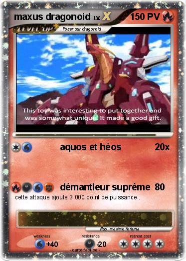 Pokemon maxus dragonoid