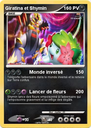 Pokemon Giratina et Shymin