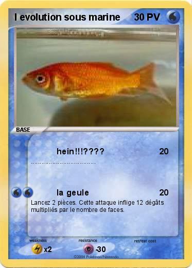 Pokemon l evolution sous marine 