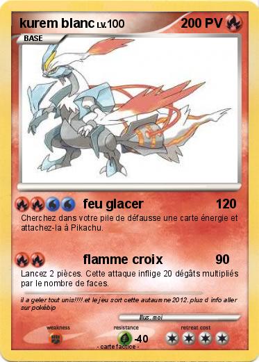 Pokemon kurem blanc