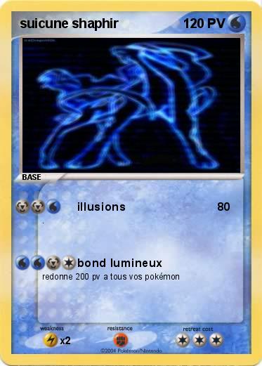Pokemon suicune shaphir