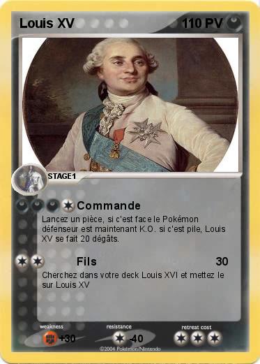 Pokemon Louis XV                                                                     