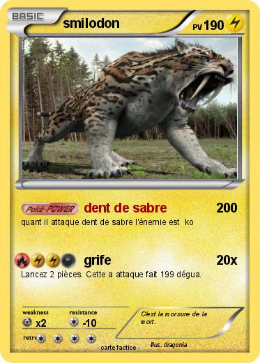 Pokemon smilodon