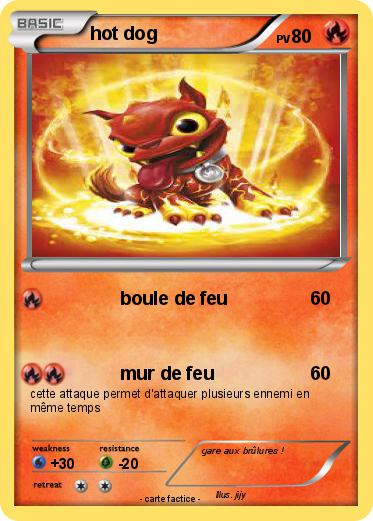 Pokemon hot dog