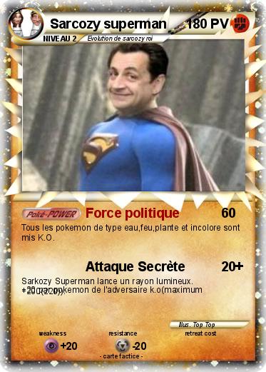 Pokemon Sarcozy superman
