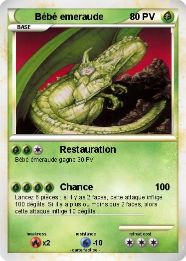 Pokemon Bébé emeraude