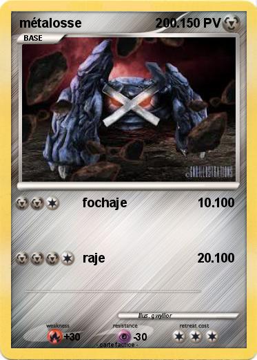 Pokemon métalosse                     200.