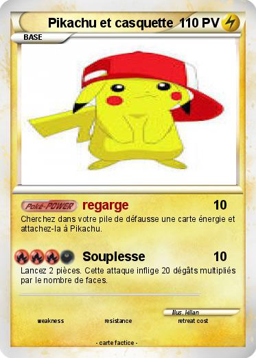 Pokemon Pikachu et casquette