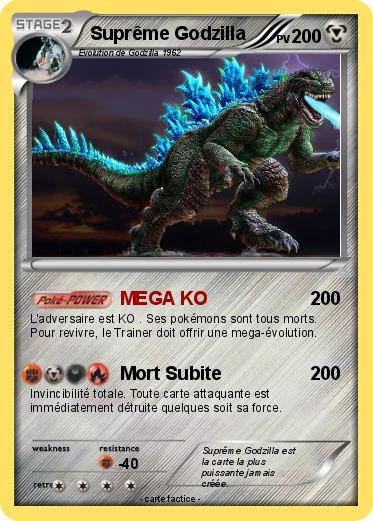 Pokemon Suprême Godzilla