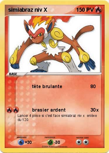 Pokemon simiabraz niv X
