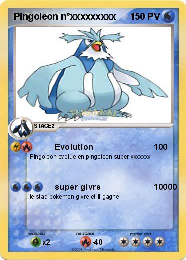Pokemon Pingoleon n°xxxxxxxxx
