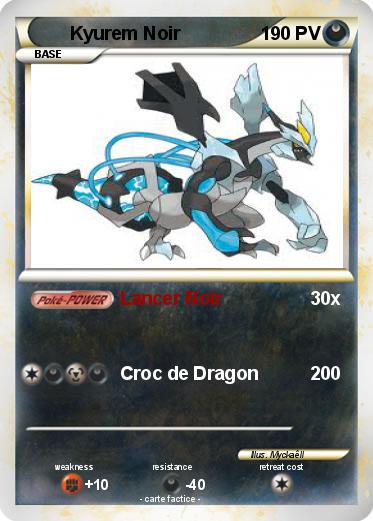 Pokemon Kyurem Noir