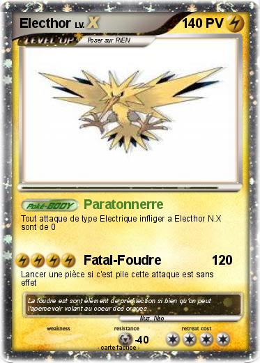 Pokemon Electhor