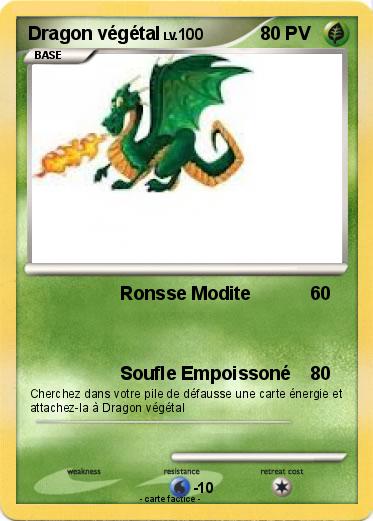 Pokemon Dragon végétal