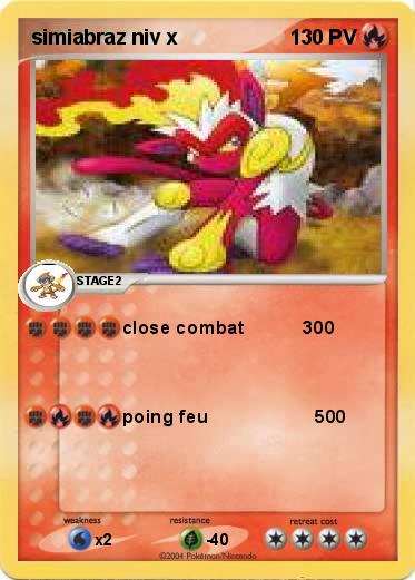 Pokemon simiabraz niv x