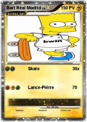Pokemon Bart Réal Madrid