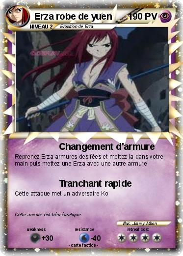 Pokemon Erza robe de yuen