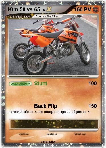 Pokemon Ktm 50 vs 65