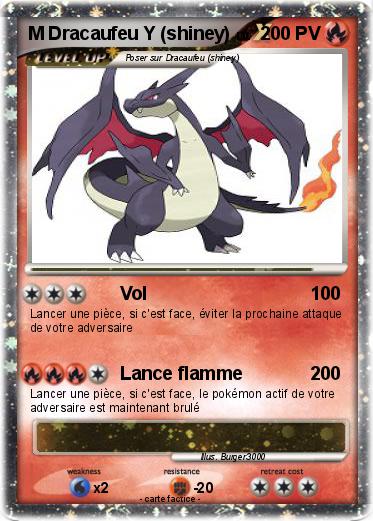 Pokemon M Dracaufeu Y (shiney)