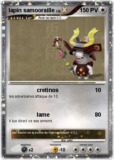 Pokemon lapin samooraille