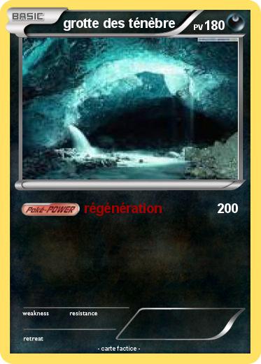 Pokemon grotte des ténèbre