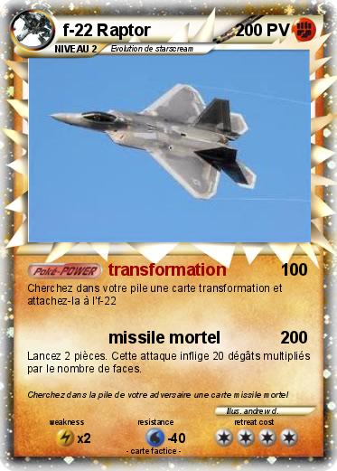 Pokemon f-22 Raptor