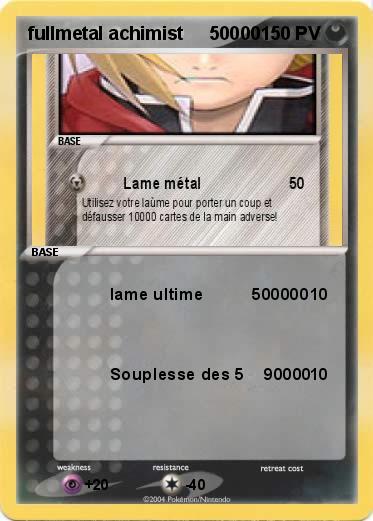 Pokemon fullmetal achimist     50000