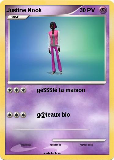 Pokemon Justine Nook