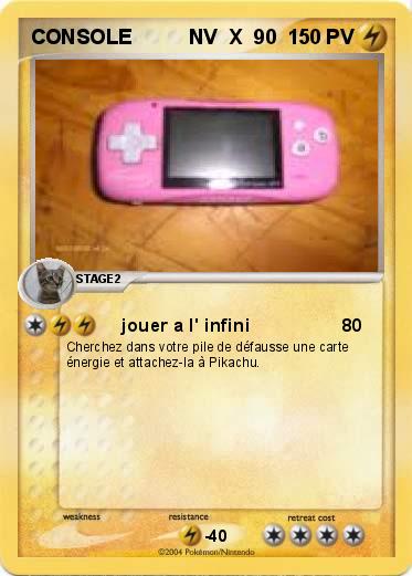 Pokemon CONSOLE          NV  X  90