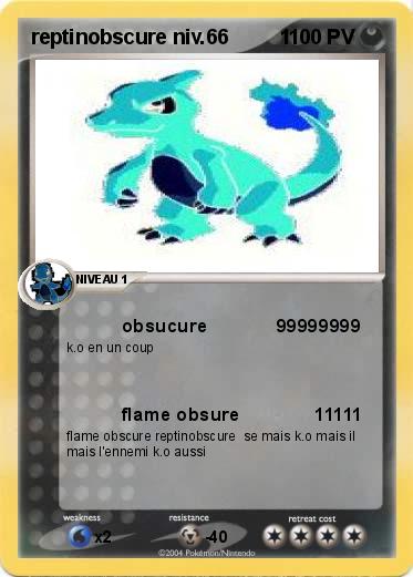 Pokemon reptinobscure niv.66         1