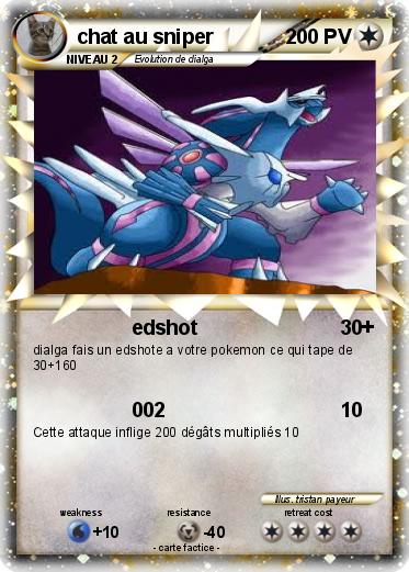 Pokemon chat au sniper