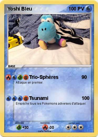 Pokemon Yoshi Bleu