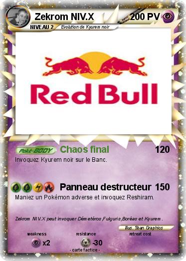 Pokemon Zekrom NIV.X