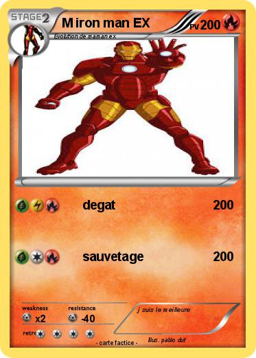 Pokemon M iron man EX