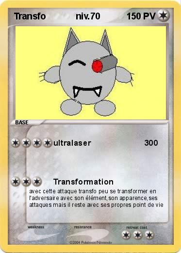 Pokemon Transfo            niv.70
