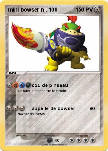 Pokemon mini bowser n . 100