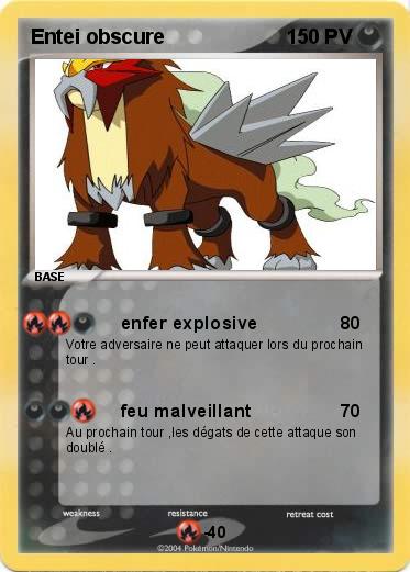 Pokemon Entei obscure