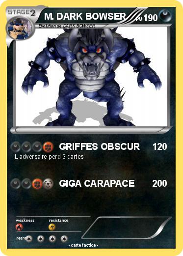Pokemon M. DARK BOWSER